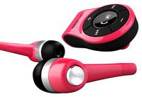NoiseHush Bluetooth Dongle Stereo Headset, Hands-Free Calls & Audio Streaming Adapter/Receiver, Turn Your Wired Headset into Wireless Devices. Ideal for iPhone 7/7 Plus. No Jack? No Problem! (Pink)