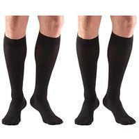 Truform Compression 20-30 mmHg Knee High Stockings Black, Medium, 2 Count