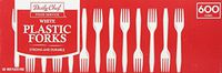 Daily Chef White Plastic Forks,, 600 Count (Pack of 36)
