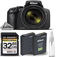 Nikon COOLPIX P900 Digital Camera 83x Optical Zoom WiFi + EXT BATT - 32GB KIT- International Model