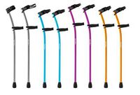 Thomas Fetterman Euro-Style Aluminum Forearm Crutches with Flip Cuff, Large, Electric Orange