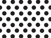 5ct Black Domino Polka DOTS on White Tissue Paper for Gift Wrapping 20"x30" Sheets nfLG -909