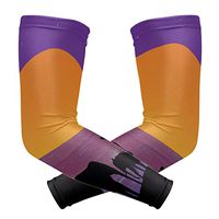 LEVEIS Elephants On Sunset Near Ocean Arm Sleeves UV Protection for Men Women Sunblock Protective Gloves Running Golf Cycling Driving Long Arm Cover 1 Pair