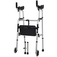 Lour Walking Frame Old Man Arms Walker Aluminum Alloy Disabled Walker with Arm Support Dual-Use