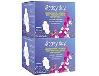EasyDay Regular Pads with Wings Unscented, Hypoallergenic, Mega Absorbent, Odour & Infection Control, Ultra Thin ONE Less Thing to Worry About - 32 Count Pack