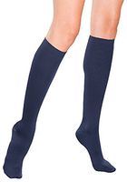 Therafirm Women's Trouser Socks with Mild (15-20mmHg) Compression - Medium - Navy