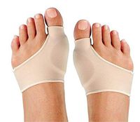 Foot Care Bunion Corrector Nude Color Foot Health Care Bunion Pads Spandex Gel Cushions Toes Separator Can Wear Shoes (2)