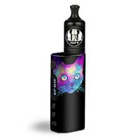Skin Decal Vinyl Wrap for Aspire Zelos 50W starter Kit Vape stickers skins cover/ Colorful Galaxy Space Cat