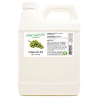 GreenHealth Grapeseed – 32 fl oz (946 ml) Plastic Jug w/Cap – 100% Pure Carrier Oil