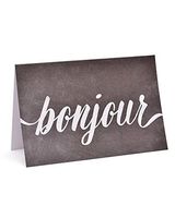 Gartner Studios 'Bonjour' Chalkboard Note Cards, 10 count