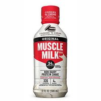 CytoSport Muscle Milk Ready-to-Drink Shake, Cookies and Creme, 12 - 17 Ounce Containers