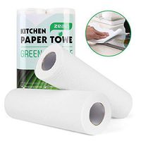 Kitchen Towels, Oil Absorbing Blotter, Soft & Strong for Kitchen Cleaning in Dining Room Kitchen Dishcloth Kitchen Bar Mops Toweling (Two Rolls)