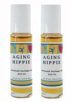 Aging Hippie Patchouli Aromatherapy Perfume Roll On - Set of 2