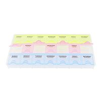 AM NOON PM 7 Day Weekly Tablet Pill Box Medicine Dispenser Holder Case