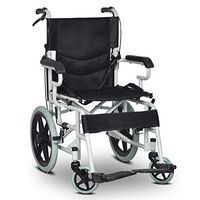 Dapang Premium Ultra-Lightweight Wheelchair with Magnesium Alloy Rim,Permanent Desk-Length Arms for Extra Comfort,Black