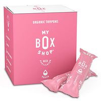 Organic Tampons - Super Absorbency Organic Cotton Tampons, Natural Tampons Super, Super Tampons Organic, Non-Toxic Feminine Hygiene Products for Vaginal Health (32ct applicator)