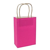 Medium Hot Pink Craft Bags/Gift Wrap/Party Supplies/Goody Bags/Crafts, One Dozen