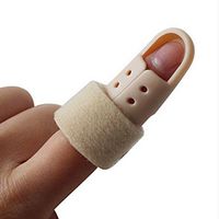 Fashionwu Plastic Finger Clip Injury Support Brace Pain Splint Joint Mallet Protection