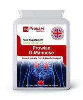D-Mannose 500mg 90 Capsules - UK Manufactured to GMP Guaranteed Quality - Suitable for Vegetarians & Vegans by Prowise Healthcare