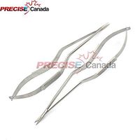 PRECISE CANADA: TWO PIECES YASARGIL BAYONET MICRO SCISSORS 7.5" ONE STR, ONE CVD