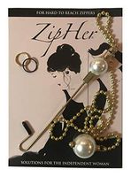 ZipHer - Best Dress Zipper Helper - Unique Long Hook for Mid-Back Zip-Ups & Easy Removal - Audrey Hepburn Inspired – All Metal - Industrial Chic - Strong & Ergonomic - 4,000+ Sold by PrimaProductions