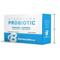 Bodybuilding Signature Probiotic Capsules | 10 Billion CFU Shelf Stable | Health Supplement Promotes Intestinal Flora | LACTOBACILLUS ACIDOPHILUS LA-14 | 60 Count