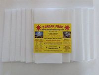 Streak Free Factory Microfiber Cleaning Cloth 16 x 16 inch White (10)