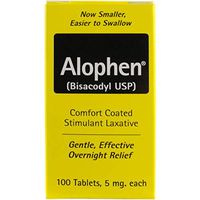 Alophen Enteric Coated Stimulant Laxative - 100 ea