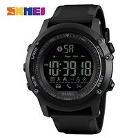 Black Men Smart Watch Pedometer Waterproof Digital Wristwatches Remote Camera Calorie Bluetooth Watches Relogio Masculino 1321