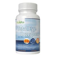 Total Eye Complex with Lutein, Bilberry & Zeaxanthin - Support Eye Health & Visual Acuity (120 Capsules)
