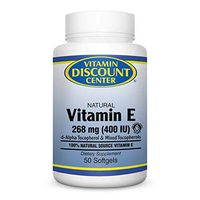 Vitamin Discount Center Vitamin E 400 IU Mixed Tocopherols, 50 Softgels
