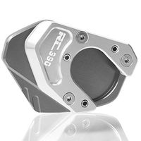 Frames & Fittings Motorcycle Accessories Stand Side Stand Extend Kickstand footrest for KTM RC 390 2014 2015 2016 2017 2018 - (Color: RC 390)