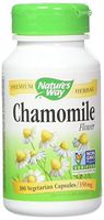 Nature's Way Chamomile Flowers, Capsules, 100 Count (Pack of 2)