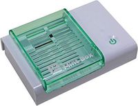 Mint Box - Automatic Hearing aid and Earphone Earbud airpod Dryer and disinfecting sanitizer Cleaner Using UVC Light Including Travel case