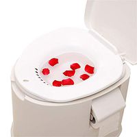 JFGUOYA Sitz Bath Hip Bath Bath Basin Fumigation Medical Grade Seatz Bath for Pregnant Women Hemorrhoids Patients on The Toilet Hip Bath tub (Sitz Bath Basin),White,White