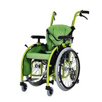 LAZ Folding Child Wheelchair, Lightweight Transport Aviation Aluminum Alloy Frame, Four Brake System Cerebral Palsy Self-Propelled Wheelchair (Size : Seat Width 30cm)