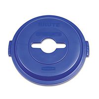 Rubbermaid 1788380 Single Stream Recycling Top for Brute 32gal Containers, Blue