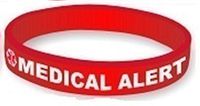 Medical Alert-Silicone Medical Alert Bracelet