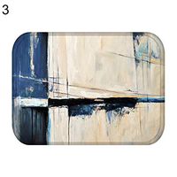 TbpersicwT Home bedroom carpet door mat, 40x60cm Colorful Abstract Home Anti-Slip Door Mat Entrance Rug Kitchen Carpet - 3#