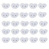 30 Pairs TENS Unit Device Replacement Pads Electrode Self Adhesive Premium Quality Snap On Sticky Reusable Pads 30 Pairs 510K