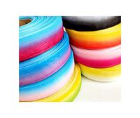 25mm 8 Meters/Lot Two Tone Organza Ribbons Wedding Decorative Gift Box Wrapping DIY Hair Accessories,Mix Color