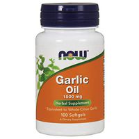 NOW Supplements, Garlic Oil 1500 mg, Serving Size Equivalent to Whole Clove Garlic, 100 Softgels