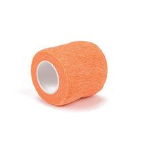 FENGLENG 3 Pack Self Adhesive Elastic Bandage Wrap Stretch Self-Adherent Tape for First Aid,Sports, Wrist, Ankle 177inch * 1.96inch (Orange)