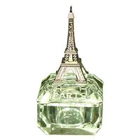 Souvenirs of France - Paris Eiffel Tower Pillbox in Glass