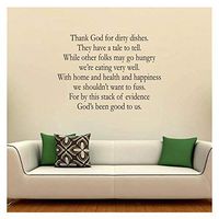Wall Murals, Quotes Decals DIY Removable Wall Sticker Murals PVC DIY Easy Peel Vinyl Decal Kids Adults Bedroom Living Room Family Home Decor (Black)