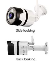 1.3MP Fish-Eye Wired/Wireless WiFi Outdoor Home Security Camera, 360 Degree 960P Waterproof Surveillance IP Cameras with Night Vision