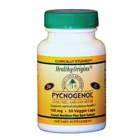 Healthy Origins Pycnogenol - 100 mg - 120 Vegetarian Capsules (30 Capsules)