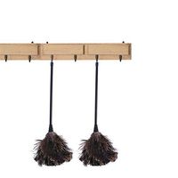 LCYCN Anti Static Ostrich Feather Duster 34Cm with Long Handle Cleaning Brush Tool-2Pcs