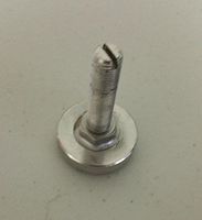 Original Brecknell Part# 41244-0042 Foot Assy (Mach-Slot) Non-swivel steel Foot 1/2-20 for Brecknell DCSB Pegasus Floor scale replacement Foot, NEW