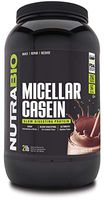 NutraBio Micellar Casein - Protein Powder, 2 lbs Dutch Chocolate